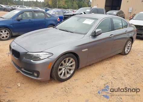 2015 BMW 535I из США, поврежденный, VIN WBA5B1C5XFG125159